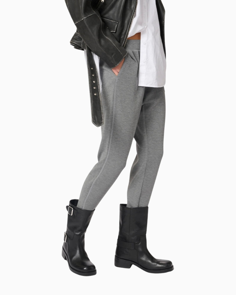 My Essential Wardrobe The Sweat Pant in Grey side view
