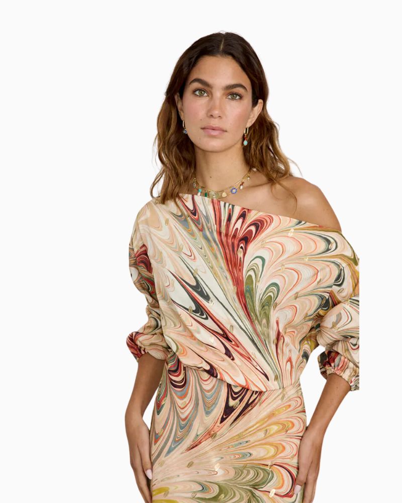 ワンピースその他 Never Fully Dressed Multi Marble Tilly Dress Multi Marble Tilly Dress Petite – Never Fully Dressed