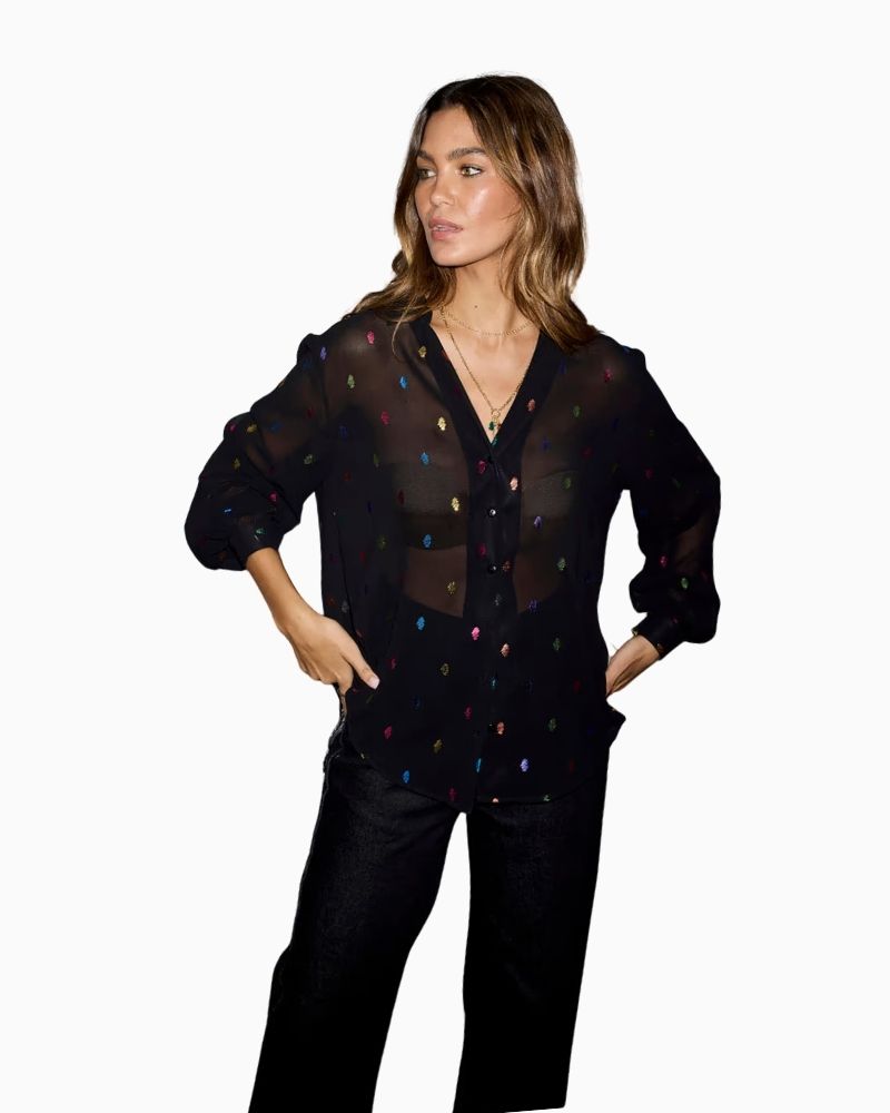 Never Fully Dressed - Multi Spot Miley Shirt 