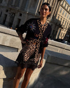 Never Fully Dressed Amore Astrid Cardigan in black styled view