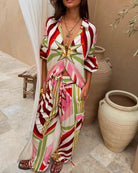 Never Fully Dressed Cirque Cargo Naomi Trousers in multi front view