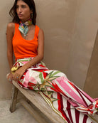 Never Fully Dressed Cirque Cargo Naomi Trousers in multi side view
