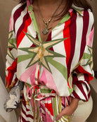 Never Fully Dressed Cirque Miley shirt button front detail