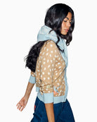 Never Fully Dressed Deer Print Hollie Cardigan beige side view