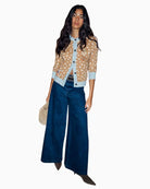 Never Fully Dressed Deer Print Hollie Cardigan beige styled outfit