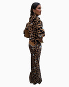 Never Fully Dressed Dorris Skirt in Leopard back view