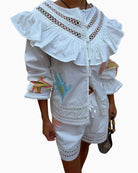 Never Fully Dressed Dreamer Willa top white front view
