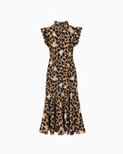 Never Fully Dressed Leopard Remi Dress in leopard print front view