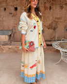 Never Fully Dressed Martha Cardigan in Cream side view