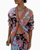 Never Fully Dressed Martha Cardigan in Multi front view