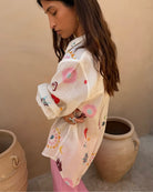 Never Fully Dressed Morocco Charms Marley Shirt white side view
