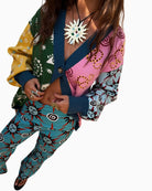 Never Fully Dressed Morocco Martha Knit Cardigan Multi upper body detail