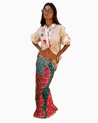 Never Fully Dressed Pastel Morocco Dorris Skirt multi print front view