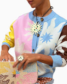 Never Fully Dressed Soleil Hollie cardigan multicolour detail with buttons