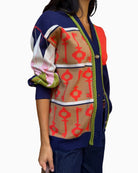 Never Fully Dressed Splice Martha Cardigan in Multi side view