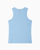Never Fully Dressed ribbed tank top pale blue back view