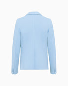 Olsen light blue blazer back view – Áines Boutique