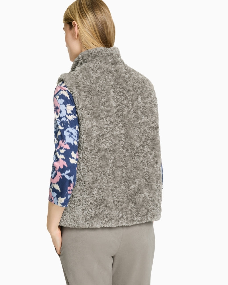 Back view of Olsen sleeveless indoor vest

