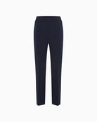 Olsen Lisa Straight navy cropped trousers