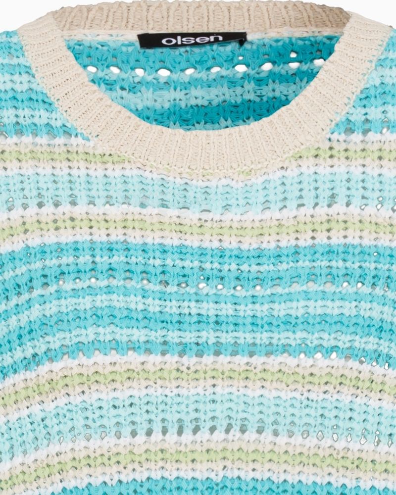 Olsen - Stripe Knit Pullover 