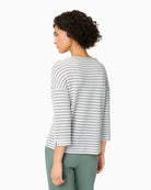 Olsen long sleeve striped T-shirt back – Áines Boutique
