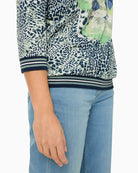 Olsen long sleeve T-shirt ribbed cuff and hem detail – Áines Boutique