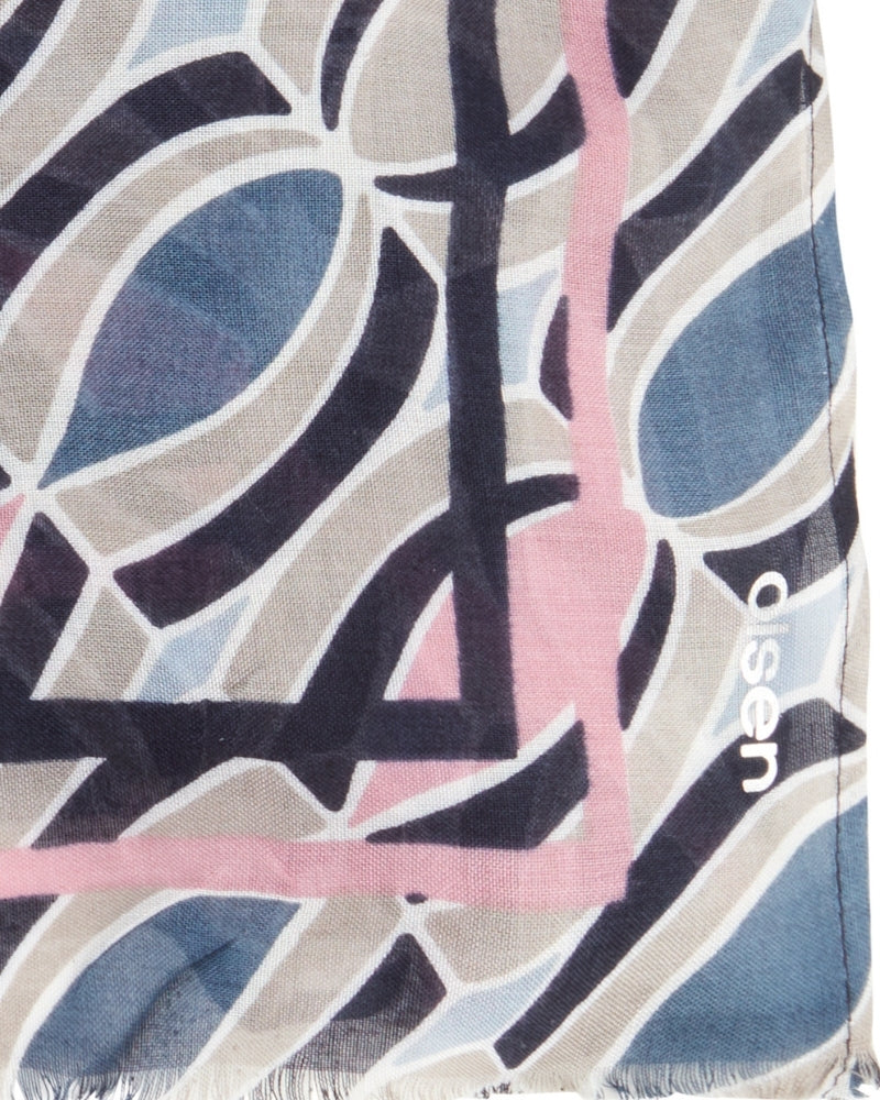 Close-up of viscose fabric weave in vintage pink