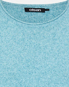 Close-up of Olsen ‘Henny’ fit sweater with soft sustainable fabric
