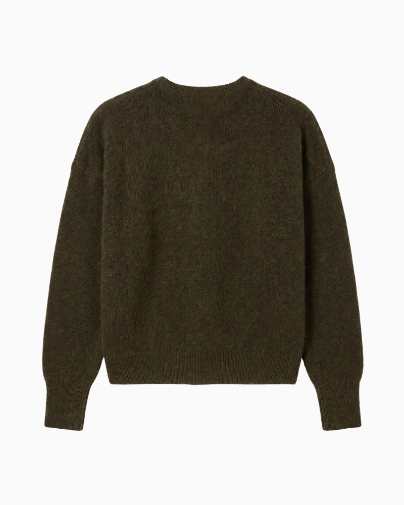 Orfeo Paris Rania Jumper in khaki back view
