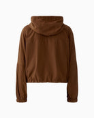 Oui blouson jacket Fondue Fudge back view – Áines Boutique