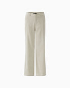 Off-white cord trousers by Oui with slim flattering fit