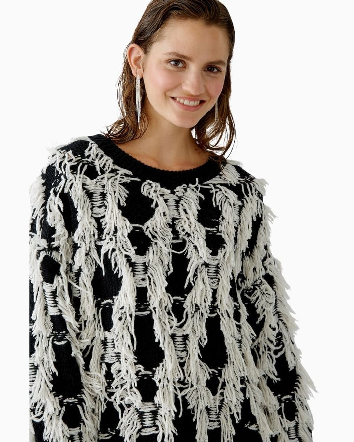 Oui - Fringe Jumper 