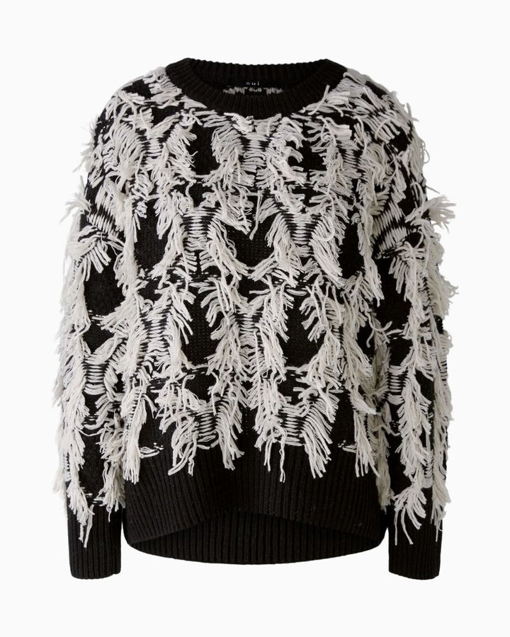 Oui - Fringe Jumper 