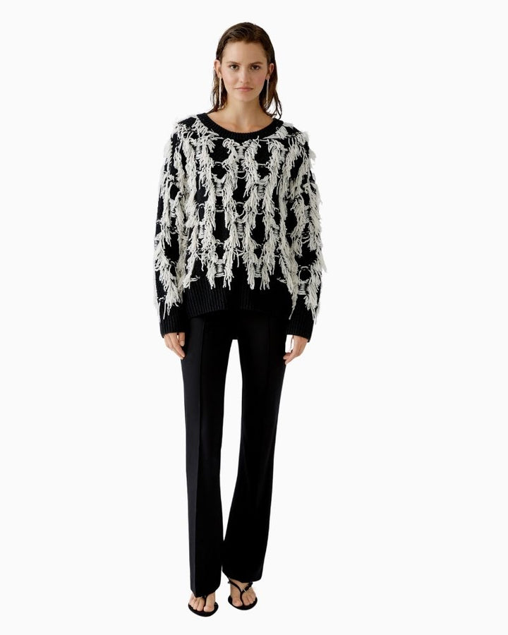 Oui - Fringe Jumper 