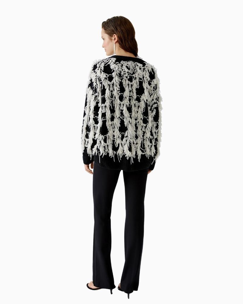 Oui - Fringe Jumper 