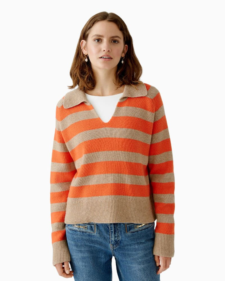 Oui - Jumper With Collar