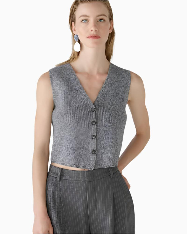 Oui - Knit Waistcoat 