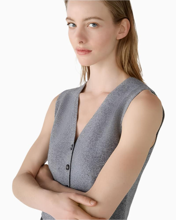 Oui - Knit Waistcoat 