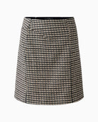 Oui cotton blend mini skirt in classic straight cut
