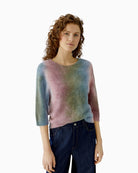 Oui pullover jumper multi colour product view front – Áines Boutique