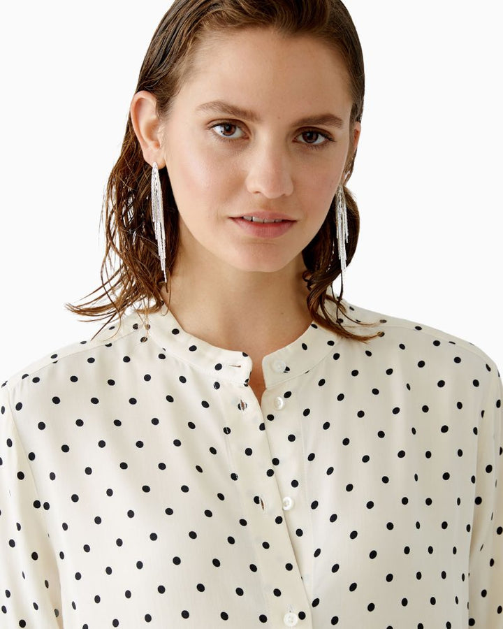 Oui - Polka Dot Blouse 