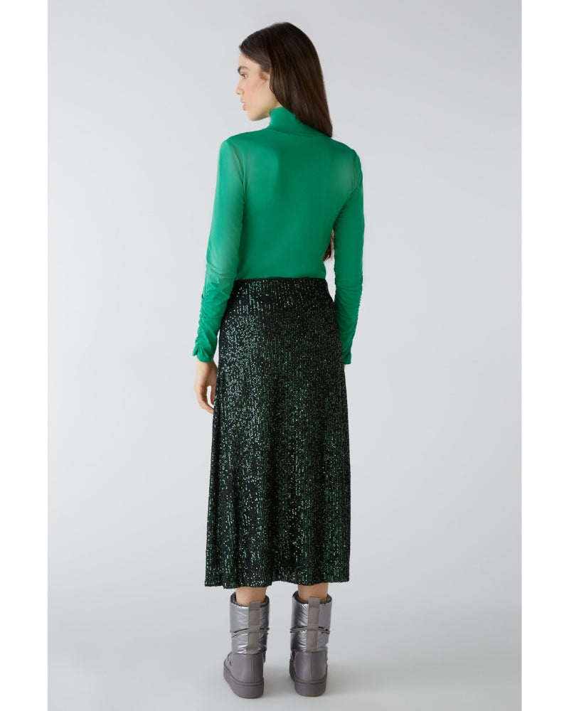 Oui - SEQUIN MIDI SKIRT