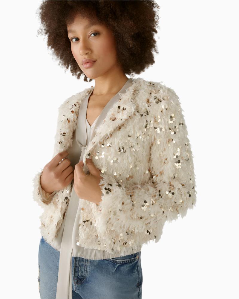 Oui - Sequin Jacket 