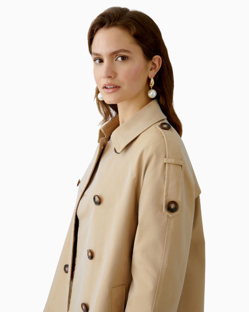 Oui - Short Trench Jacket 