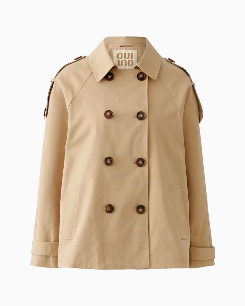 Oui - Short Trench Jacket 