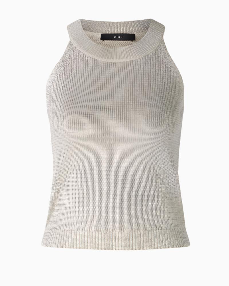 Oui - Sleeveless Knit Top