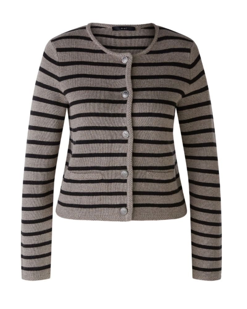 Oui - Stripe Cardi 