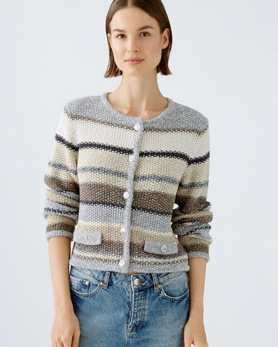 Oui -  Stripe Cardi 