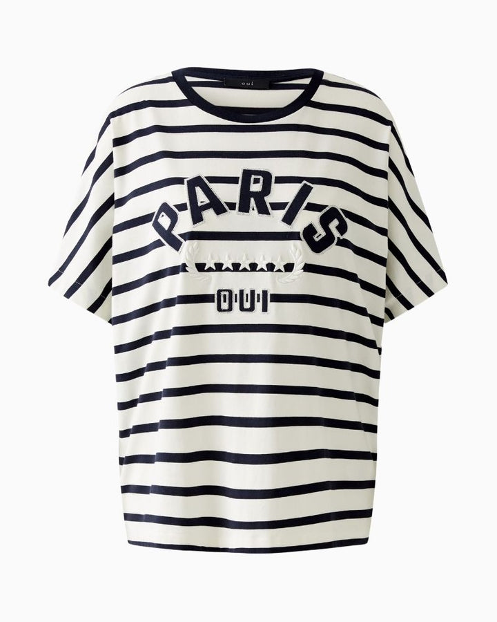 Oui - Stripe T Shirt 