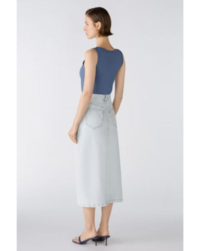 Oui - The Maxi Denim Skirt